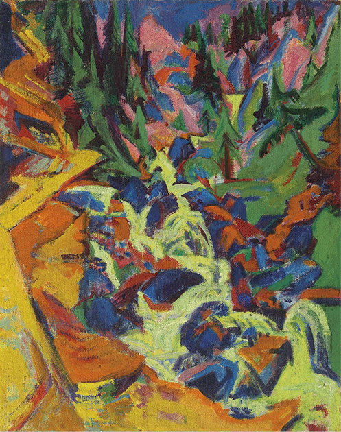 Ernst Ludwig Kirchner, The Waterfall, 1919, Private collection. Image: Heritage Images / Fine Art Images / akg-images